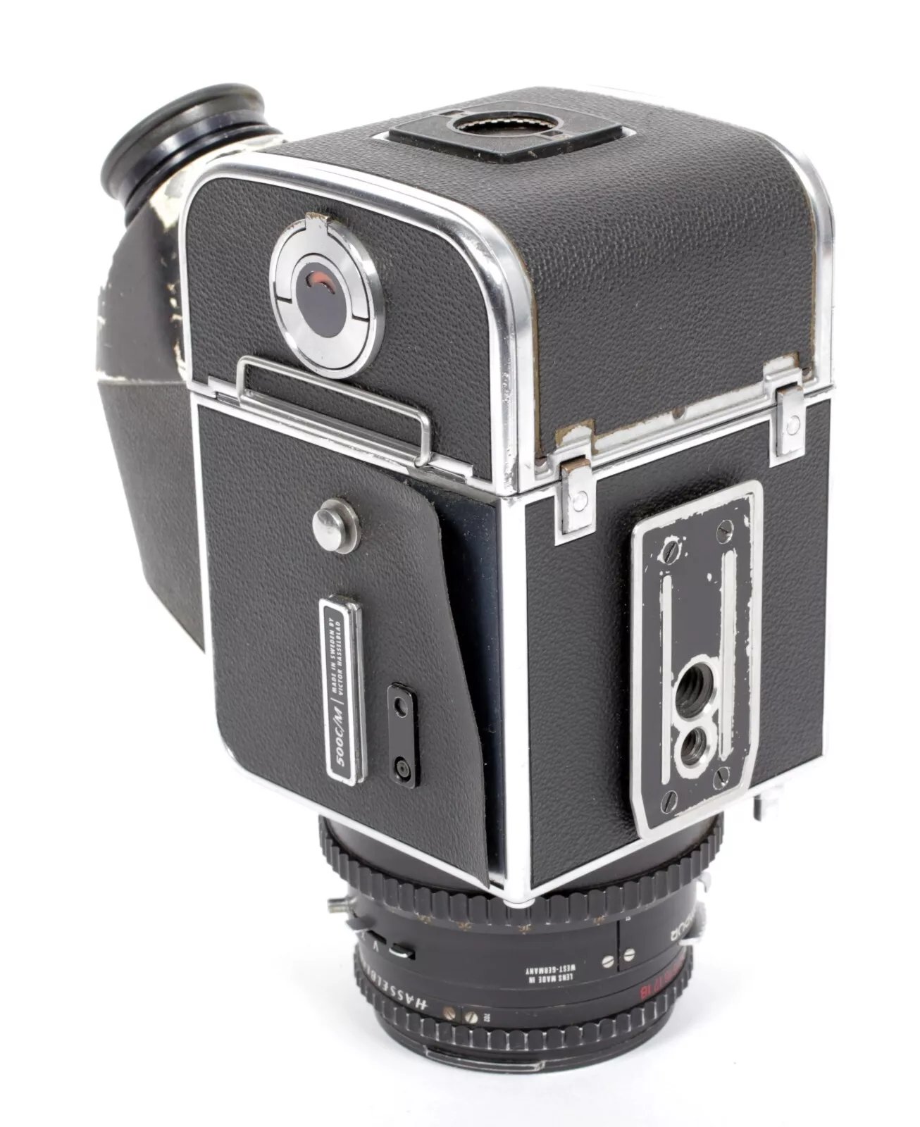 Hasselblad 500C/M camera w/ T* Planar 80mm F2.8 C lens + A12 Hasselblad 500C/M camera w/ T* Planar 80mm F2.8 C lens + A12